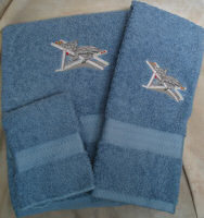 Cat In Beach Chair Embroidered Bath Towels - Image 2