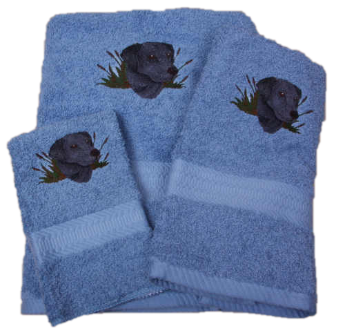 Labrador Dog Embroidered Bath Towels - Wash, Hand, Bath - Image 5