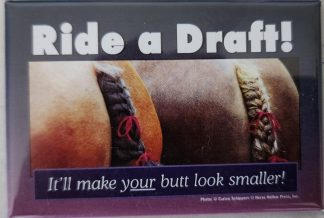 Ride a Draft! It'll make your butt look smaller! Magnet