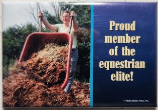 Proud member of the equestrian elite! magnet