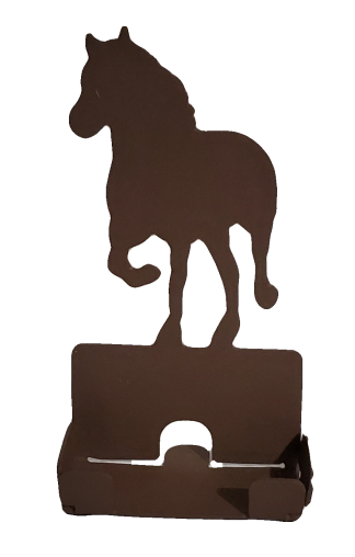 Draft Horse Business Card Metal Holder