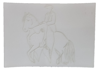 Peruvian Paso Horse Vinyl Window Art