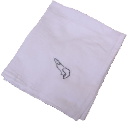 Howling Wolf Flour Sack Dish Towel