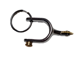 Western Spur Key Ring - Metal