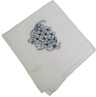 Floral Bouquet Flour Sack Dish Towel