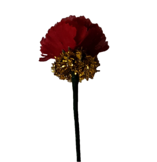 Big Black Horse Carnation Mane Flowers Horse Decorations