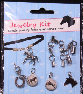 Horse Hair Jewelry Kit - Closures and Horse Charms