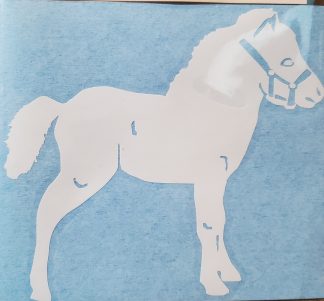 Western Graphics Miniature Horse Foal Decal - Outdoor Safe