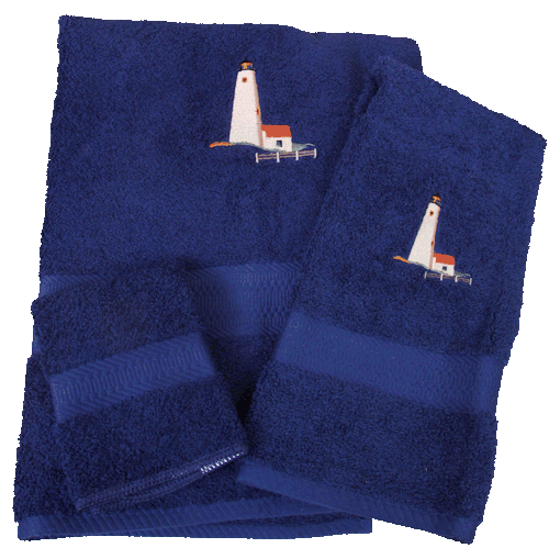Great Point Nantucket Lighthouse Towel Set