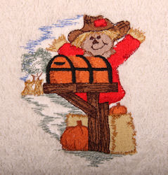 Scare Crow and Pumpkins