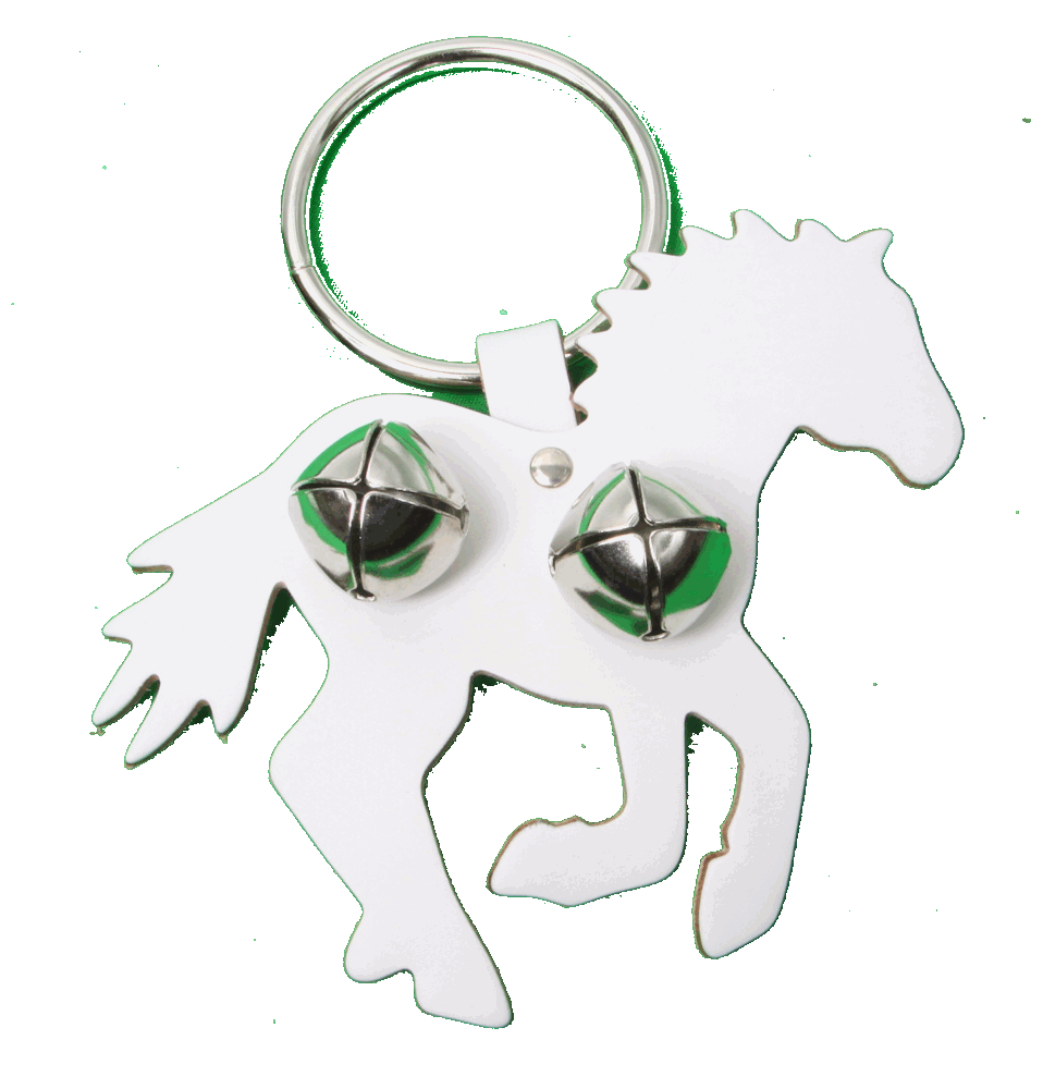 White Running Horse Bell