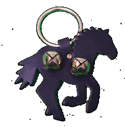 Black Running Horse Bell