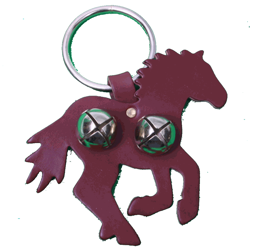 Brown Running Horse Bell