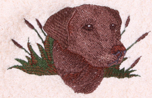 Chocolate Labrabdor Dog Design