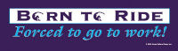 Born to Ride Bumper Sticker