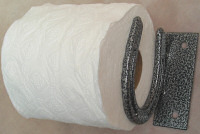 Horseshoe Toilet Paper Stand