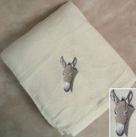 Horse, Mule, Donkey Embroidered Throws