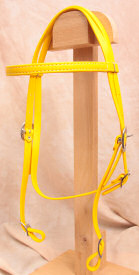 Horse Size Beta Headstall - Yellow