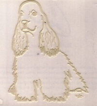 Cocker Spaniel Window Art