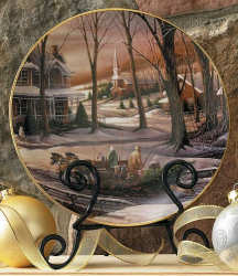 Homeward Bound Holiday Plate - Terry Redlin