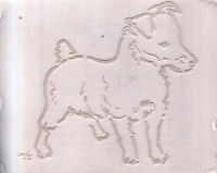 Jack Russell Terrier Window Art