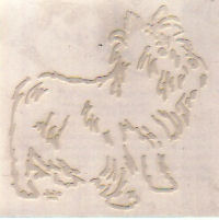 Cairn Terrier Window Art