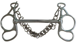 All Sizes Mullen Mouth Kimblewick Stainless Steel Horse & Pony Bit 
