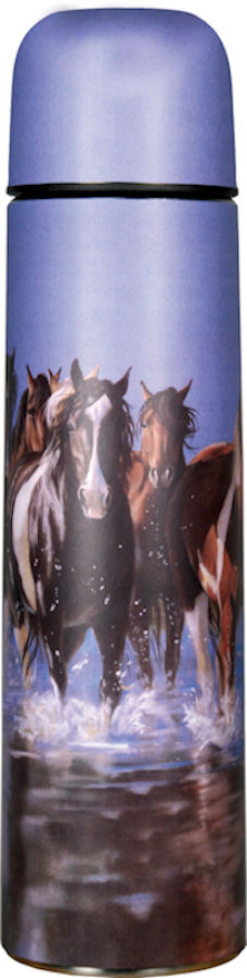 Rush Hour Horses Vacuum Bottle