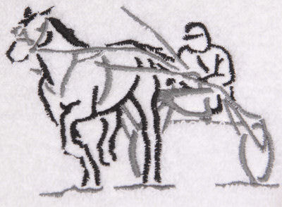 Harness racing horse
