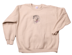 Horse with Feather Sweatshrit