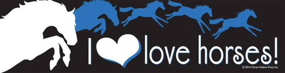 Funny Horse Bumper Sticker: 'You Haven't Met My Horse' – Vinyl Car Decal #6844EN