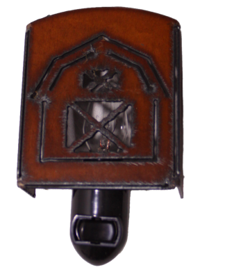 Universal Ironworks Rustic Metal Barn Night Light