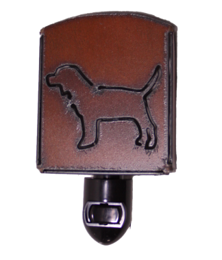 Universal Ironworks Rustic Metal Beagle Dog Night Light