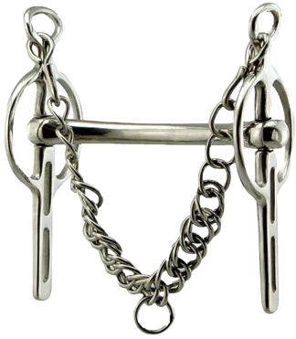 Stainless Steel 2-Slot Liverpool Mullen Mouth Bit