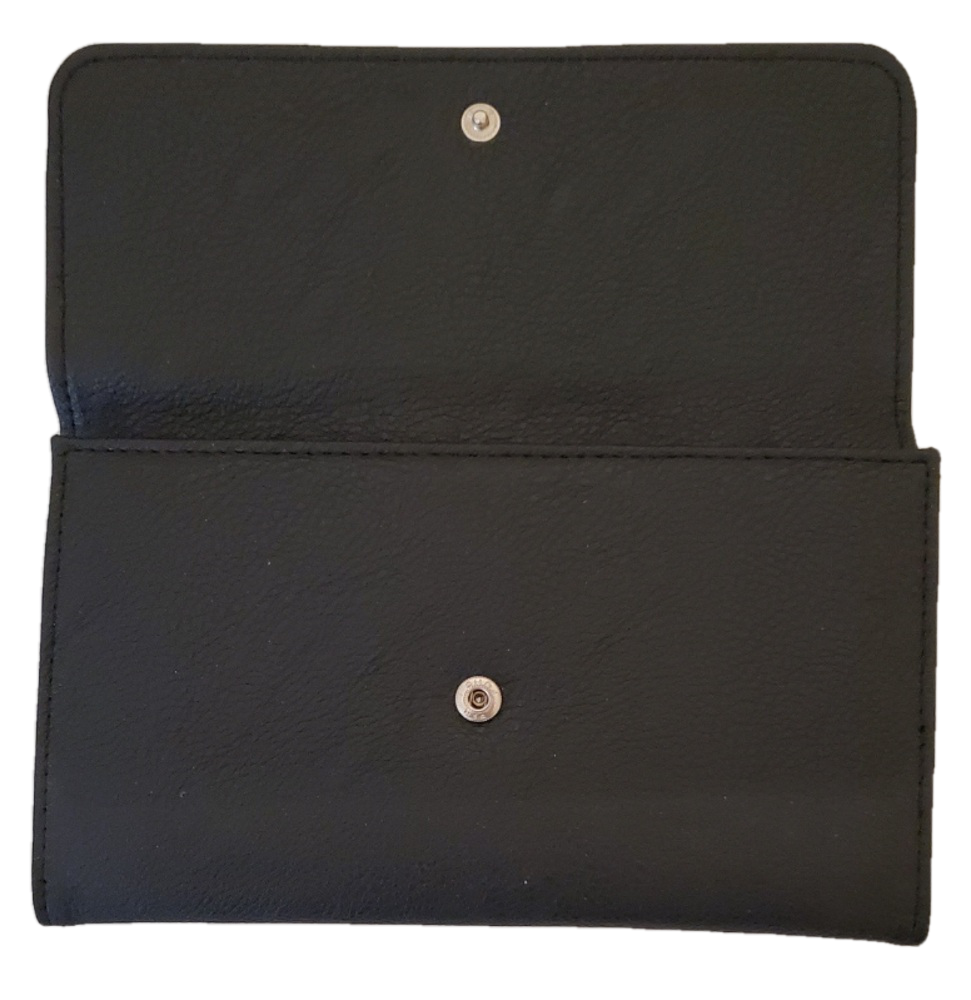 Black Snaffle Bit Wallet, Phone and Credit Card Holder