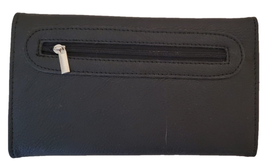 Black Snaffle Bit Wallet, Phone and Credit Card Holder