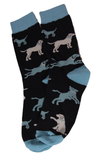 Hatley Classic Labs Men's Crew Socks - One Size