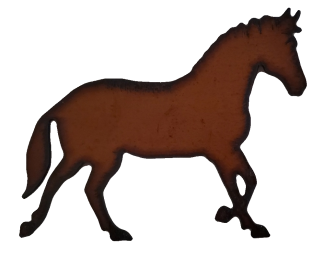 Universal Ironworks Rustic Metal Trotting Horse Magnet