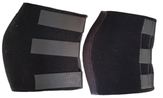 Hock Sweat Boots - Black - Two Draft Sizes