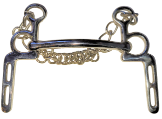 Mullen Mouth Military Draft Horse Bit 6"