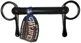 Half cheek rubber mouth bit