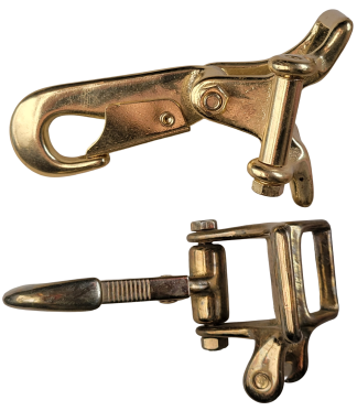 Brass plated combination snaps